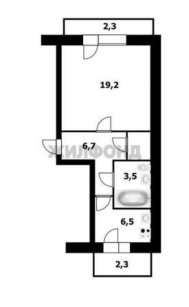 
  Продается 1-комн. квартира 39.7 м². Фото 17.