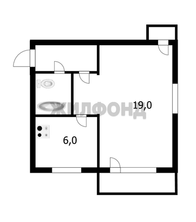 
  Продается 1-комн. квартира 31.4 м². Фото 7.