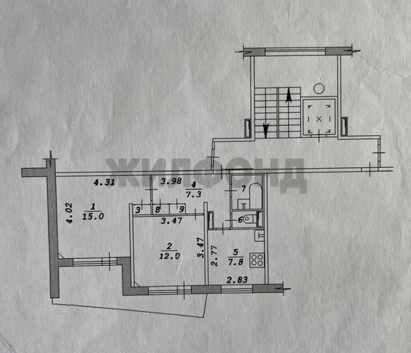 
  Продается 2-комн. квартира 47 м². Фото 11.
