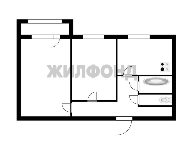 
  Продается 2-комн. квартира 43.8 м². Фото 9.