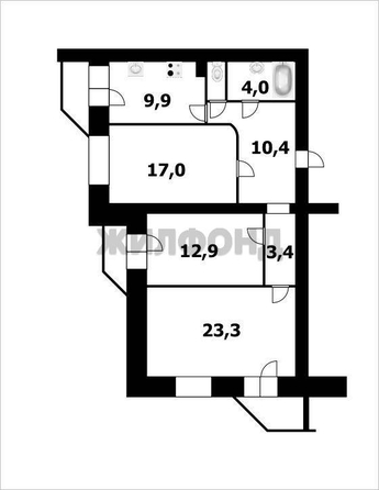 
  Продается 3-комн. квартира 81.9 м². Фото 23.