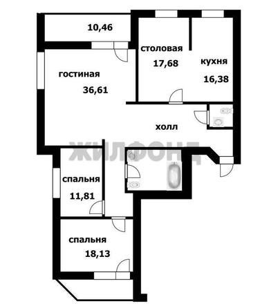 
  Продается 4-комн. квартира 140.9 м². Фото 26.