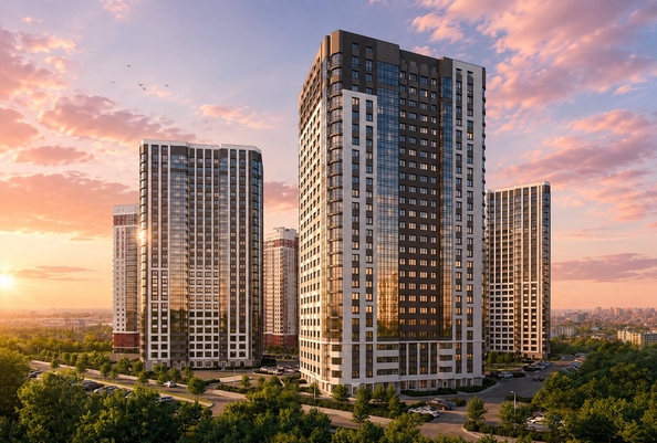 
  Продается 1-комн. квартира 46.59 м², в ЖК Астон. Шесть звёзд, 1. Фото 5.