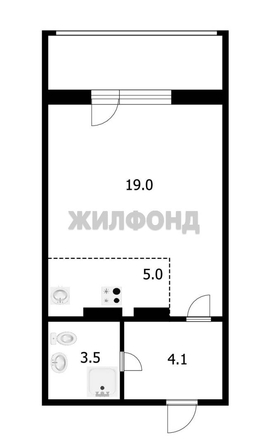 
  Продается 1-комн. квартира 32.6 м². Фото 12.
