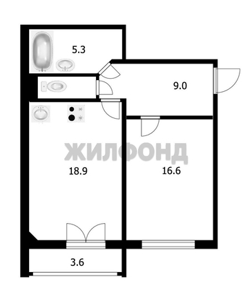 
  Продается 2-комн. квартира 50.6 м², в ЖК Чистая Слобода, дом 72. Фото 4.