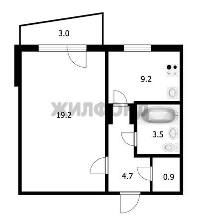 
  Продается 1-комн. квартира 37.5 м². Фото 9.