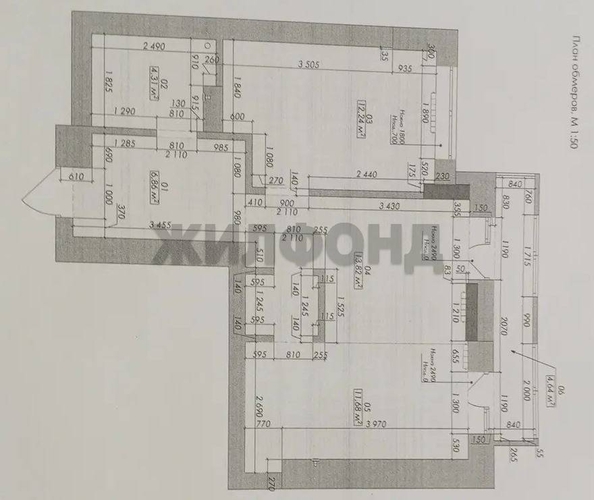 
  Продается 2-комн. квартира 55 м², в ЖК Академия, дом 1. Фото 24.