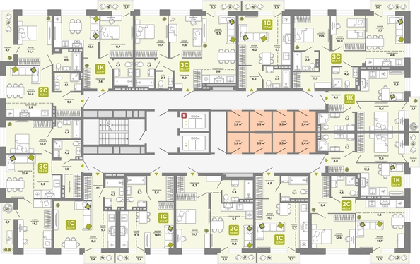 
  Продается студия 31 м², в ЖК Счастливый квартал, дом 3. Фото 1.