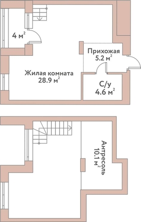 
  Продается 1-комн. квартира 48 м², в ЖК Флора и Фауна, 18а. Фото 1.