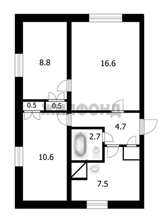 
  Продается 3-комн. квартира 51.9 м². Фото 13.
