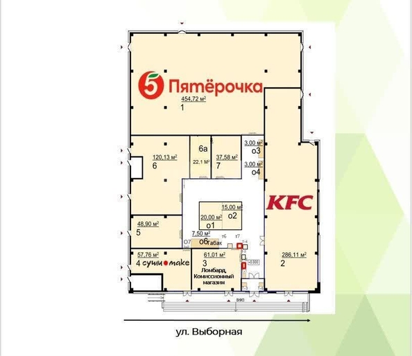
  Продается торговая площадь 1342.4 м². Фото 7.