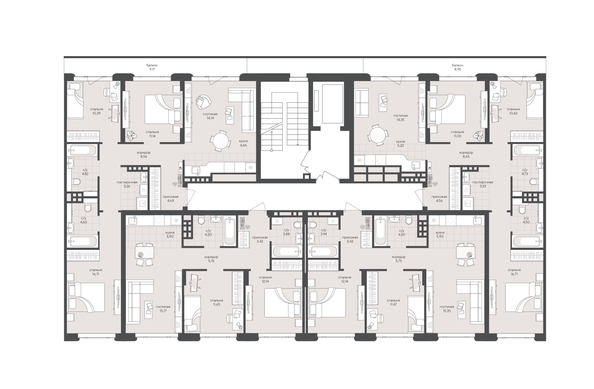 
  Продается 3-комн. квартира 92.46 м², в ЖК Новый Кедровый, дом 2. Фото 2.