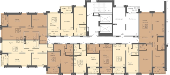 
  Продается 2-комн. квартира 66.7 м², в ЖК Гильдия. Фото 1.