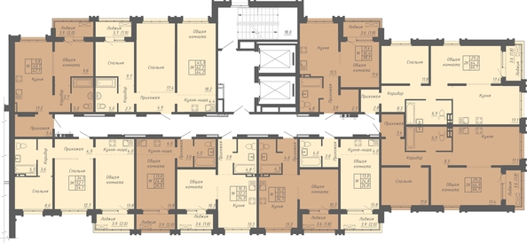 
  Продается 2-комн. квартира 66.5 м², в ЖК Гильдия. Фото 1.