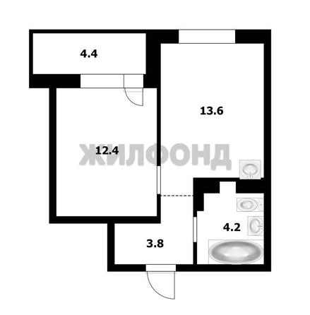 
  Продается 1-комн. квартира 33.7 м², в ЖК Характер. Фото 18.