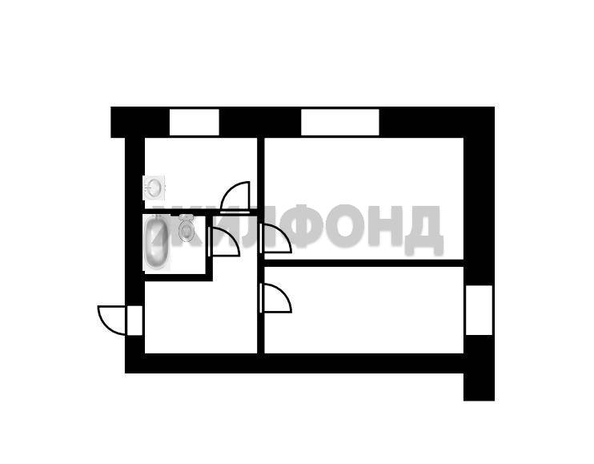 
  Продается 2-комн. квартира 42 м². Фото 13.