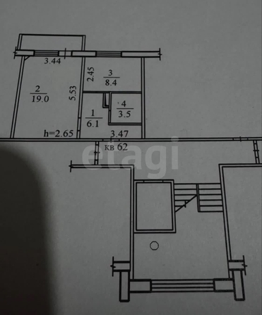 
  Продается 1-комн. квартира 37 м². Фото 1.