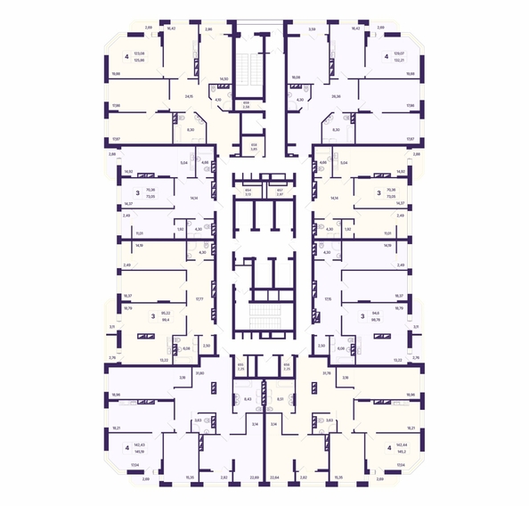 
  Продается 3-комн. квартира 73.05 м², в ЖК Астон. Шесть звёзд, 2. Фото 2.