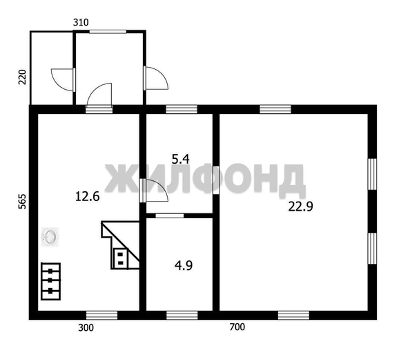 
  Продается дом 45.8 м². Фото 1.