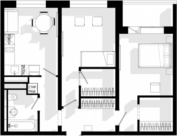
  Продается 2-комн. квартира 63.5 м², в ЖК Галактика, дом 5 Плутон. Фото 4.