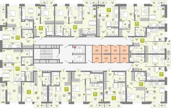 
  Продается студия 31 м², в ЖК Счастливый квартал, дом 3. Фото 1.