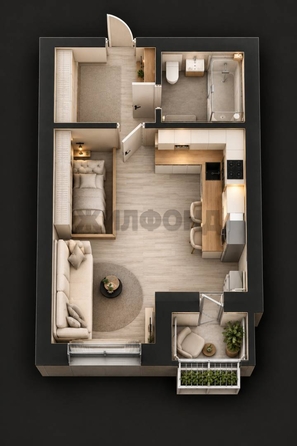 
  Продается студия 30 м², в ЖК Дежнёв, дом 2. Фото 16.