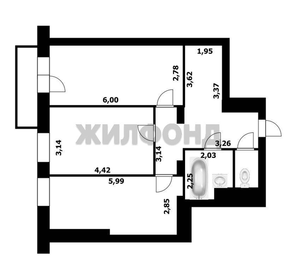 
  Продается 3-комн. квартира 68.1 м². Фото 18.