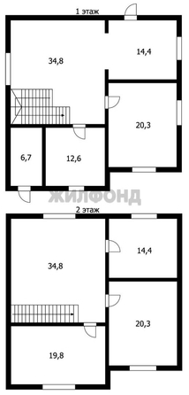 
   Продам дом, 178.1 м², Вагайцево

. Фото 21.