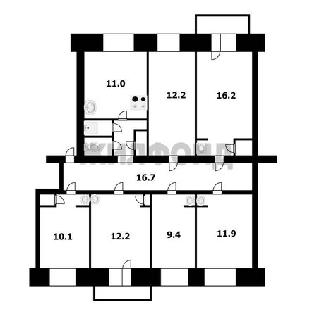 
   Продам комнату, 12.6 м², Пархоменко ул, 14а

. Фото 9.