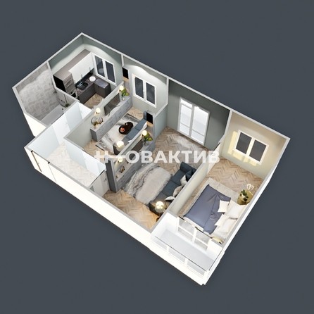 
   Продам 3-комнатную, 56.3 м², Гоголя ул, 37

. Фото 4.