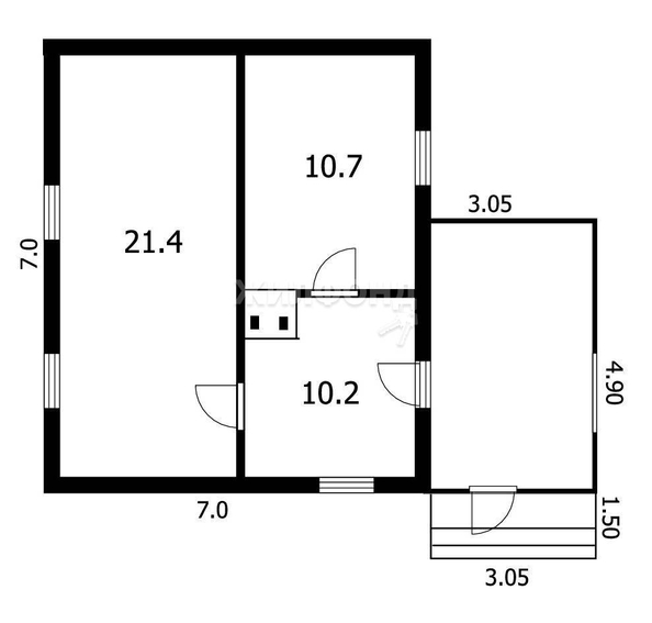 
   Продам дом, 45 м², Ужаниха

. Фото 11.