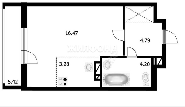 
   Продам 1-комнатную, 37.4 м², Гурьевская ул, 177/1

. Фото 20.