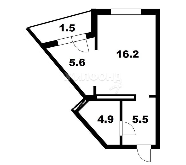 
   Продам студию, 32.2 м², Горский мкр, 43

. Фото 23.