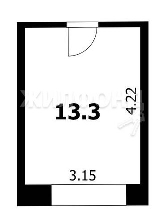 
   Продам комнату, 13.3 м², ЖКО Аэропорта ул, 19

. Фото 5.