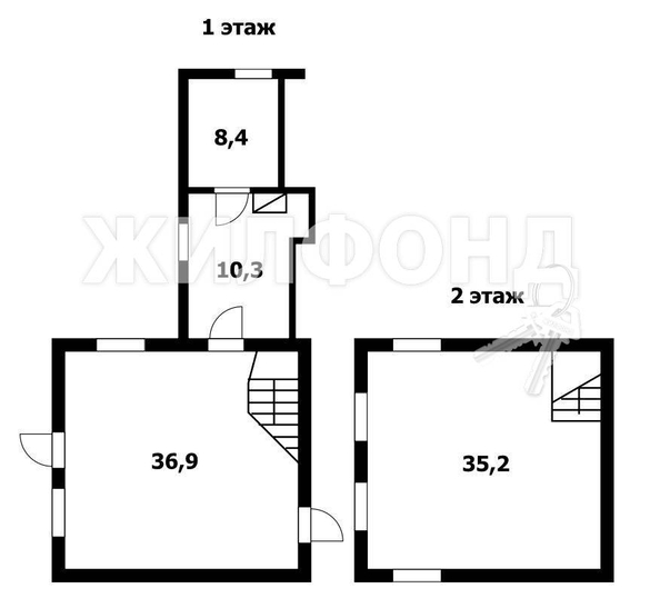 
   Продам дом, 92.7 м², Новосибирск

. Фото 19.