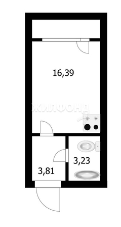 
   Продам студию, 23.1 м², Бориса Богаткова ул, 208/3

. Фото 12.