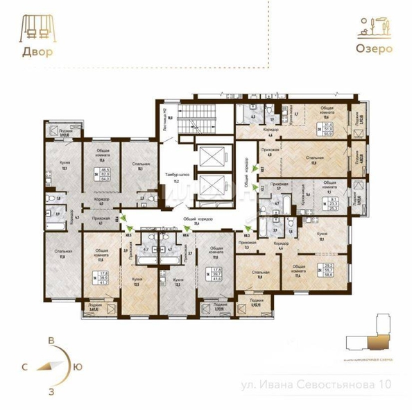 
   Продам 2-комнатную, 41.6 м², Рельефная ул, 102/1

. Фото 4.