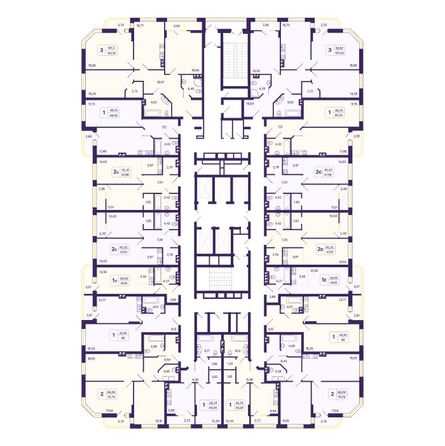 
   Продам 2-комнатную, 67.66 м², Астон. Шесть звёзд, 1

. Фото 1.