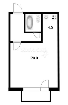 
   Продам студию, 29.3 м², Мясниковой ул, 8/2

. Фото 13.