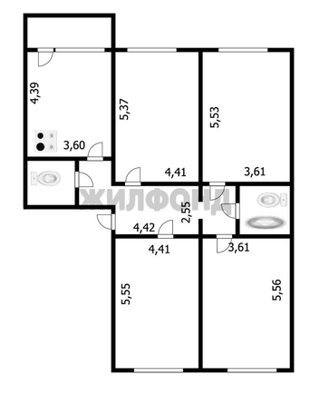 
   Продам 4-комнатную, 129.7 м², Виктора Уса ул, 7/1

. Фото 14.