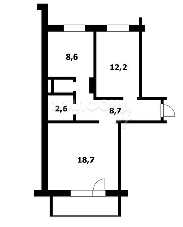 
   Продам 2-комнатную, 52 м², Виктора Уса ул, 3

. Фото 8.