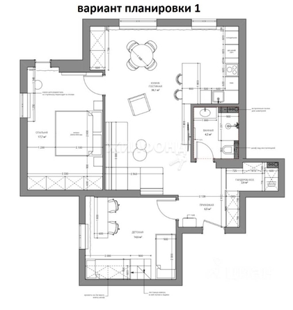 
   Продам 3-комнатную, 82.8 м², Тимирязева ул, 73/1

. Фото 31.