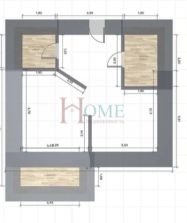 
  Сдам в аренду 1-комнатную квартиру, 37 м², Новосибирск

. Фото 13.