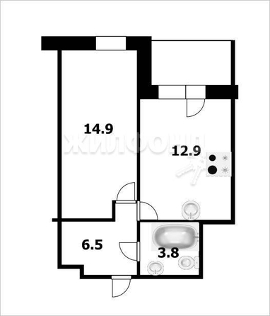 
   Продам 1-комнатную, 38.3 м², Героев Революции ул, 72

. Фото 14.