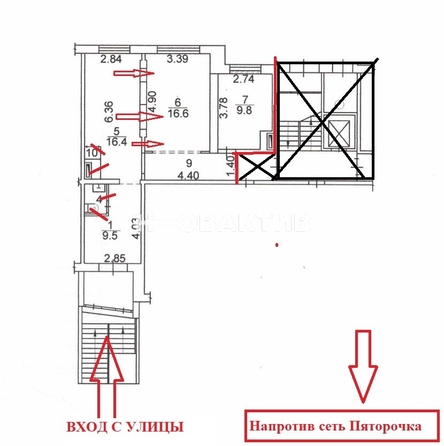 
   Сдам помещение свободного назначения, 60.7 м², Родники ул, 1

. Фото 18.