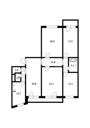 
   Продам 5-комнатную, 138.2 м², Горский мкр, 48

. Фото 3.