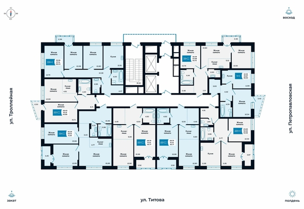 
   Продам 3-комнатную, 68.03 м², Салют, дом 1

. Фото 1.