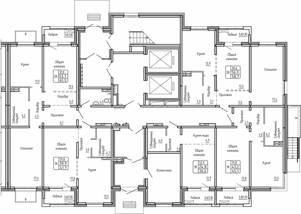 
   Продам 1-комнатную, 65.5 м², Самоцветы, Бирюза дом 2

. Фото 1.