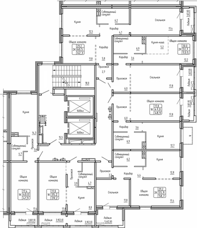 
   Продам 1-комнатную, 39.2 м², Самоцветы, Бирюза дом 2

. Фото 1.