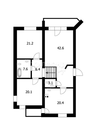 
   Продам 3-комнатную, 121.4 м², Державина ул, 11

. Фото 4.